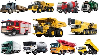 Types of Trucks | Dump Trucks, Mixer Trucks, Haul Trucks, Box Trucks, Fire Trucks