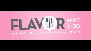 FLAVOR Palm Beach 2016 - West Palm Beach Participating Restaurants