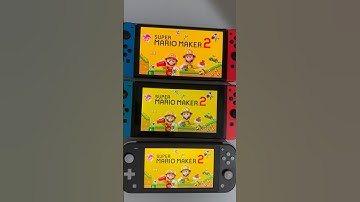 Super Mario Maker 2 - Switch Lite vs Standard vs Oled Speed Test Comparison! #short #shorts