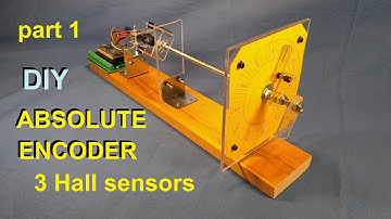 DIY Absolute Encoder using 3 Hall sensors and ESP32