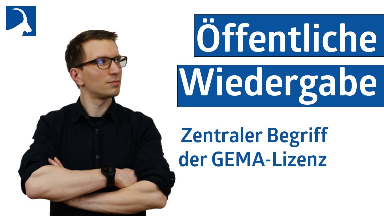 Öffentliche Wiedergabe von Musik - Der zentrale Begriff der GEMA-Lizenzen - YouTube