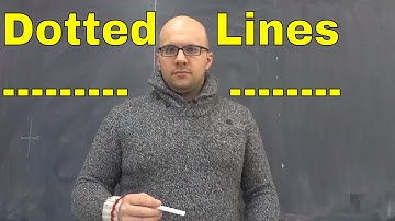 Drawing Dotted Lines On A Chalk Board