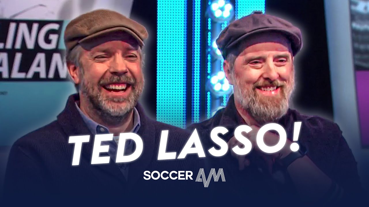 TED LASSO & COACH BEARD on Soccer AM! YouTube