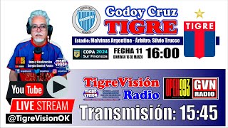 Godoy Cruz vs. TIGRE EN VIVO!!! - TigreVisión RADIO por GVN RADIO