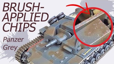 How to Brush-Paint 2 Colour Chipping Effects