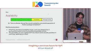 Imagining a zero-trust future for PyPI - William Woodruff