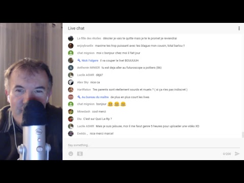 Asmr et chuchotement - Le live du 21/09/2017