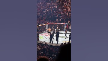 THE CROWD GOES WILD 🔥 #ufcparis