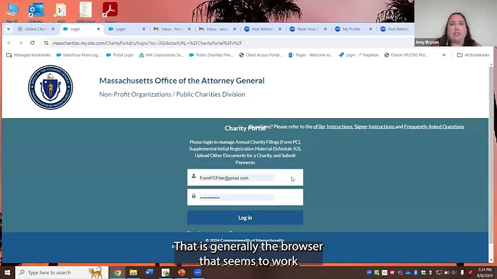 NPCD Training Video: How to get started on the Online Charity Portal