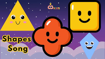 Shapes Song for Children | Learn Circle, Square, Triangle & More | Brainy Kids