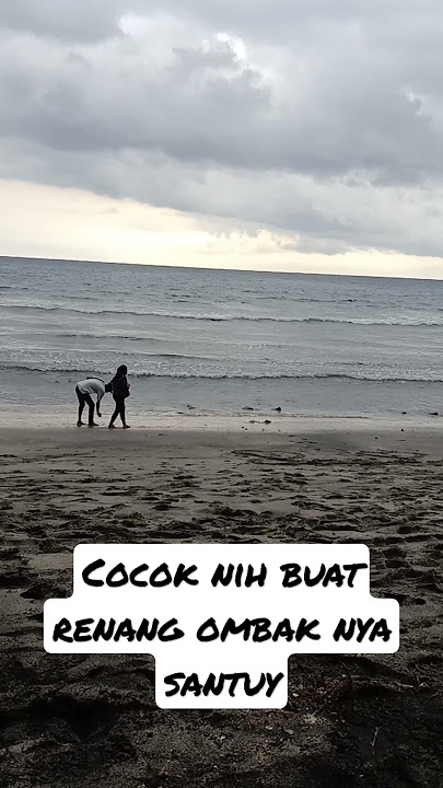 Suasana ombak di pantai senggigi Lombok #travelvlog #keindahanalam #shorts