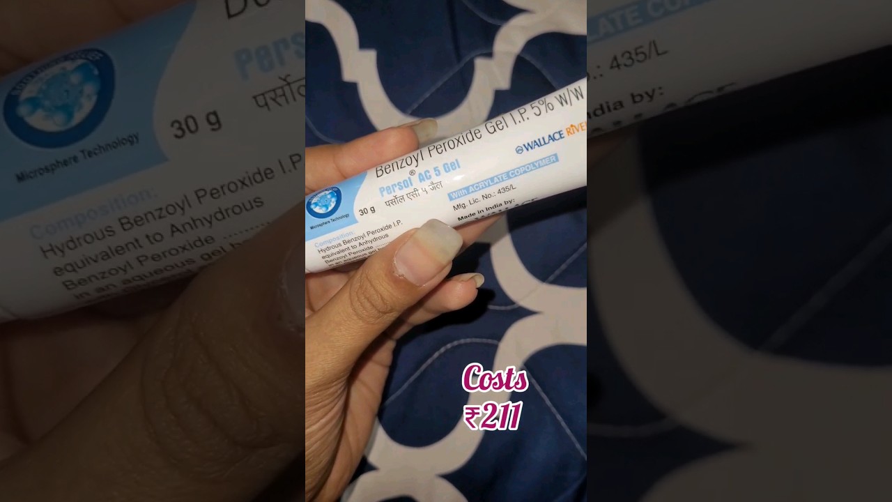 Trying Benzoyl Peroxide for the first time Day 1 