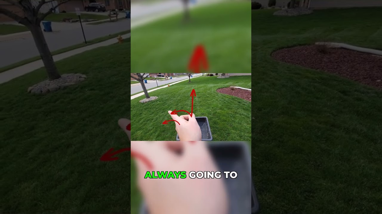 This Spreader Technique Changes Everything #lawncare #satisfying #shorts