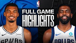 San Antonio Spurs vs Dallas Mavericks Full Game Highlights | Oct 24, 2026 NBA Season