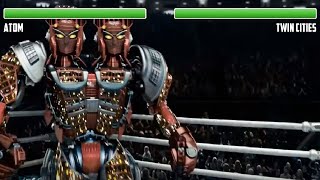 Vignette de la vidéo "Atom vs. Twin Cities WITH HEALTHBARS | HD | Real Steel"