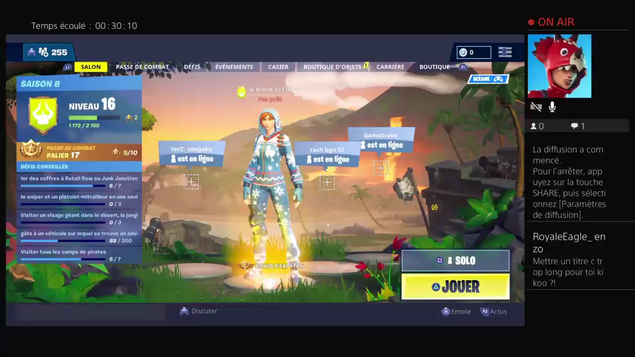 Diffusion PS4 en direct de le-blond-57330 - YouTube
