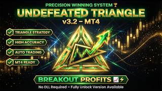 Undefeated Triangle EA MT4 v3.2 | Professional Trading EA | Full Guide | Best Forex EA 2026|