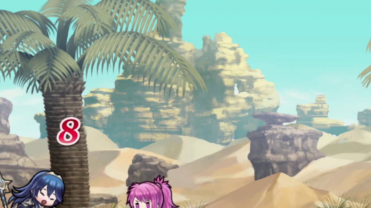 Spring Camilla, Ayra, Fjorm, and Lucina being attacked