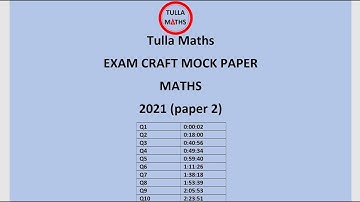 Maths Mock Paper 2021 Paper 2 Leaving Cert Higher Level