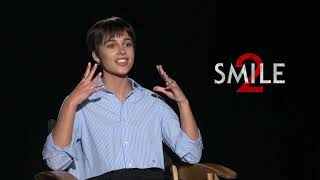 Smile 2: Naomi Scott "Skye Riley" Official Movie Interview | ScreenSlam