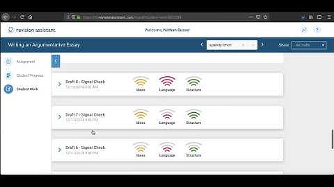 Revision Assistant Demo