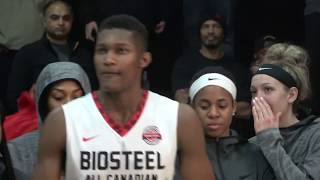 Matthew-Alexander Moncrieffe BioSteel All-Canadian slam dunk contest 2019