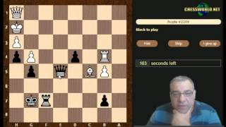 How to solve Chess Puzzles: Chessworld.net Puzzle Practice #56