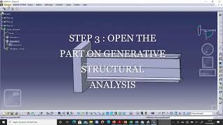 Celebrity Static analysis of an embedded beam on CATIA V5 Profile