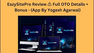 EazySitePro Review ⚠️ Full OTO Details + Bonus — (App By Rick NG) screenshot 1