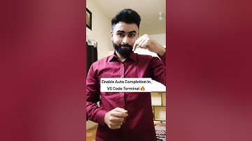 Enable Auto Complete Suggestion For VS Code Terminal 🔥 #vscode #javascript #html #css