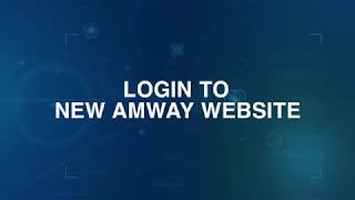 LOGIN to the new Amway website