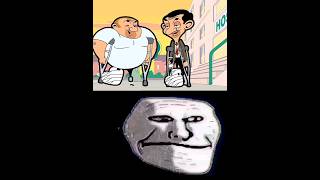 TROLL FACE ? Mister Bean Now Devil Bean #shorts