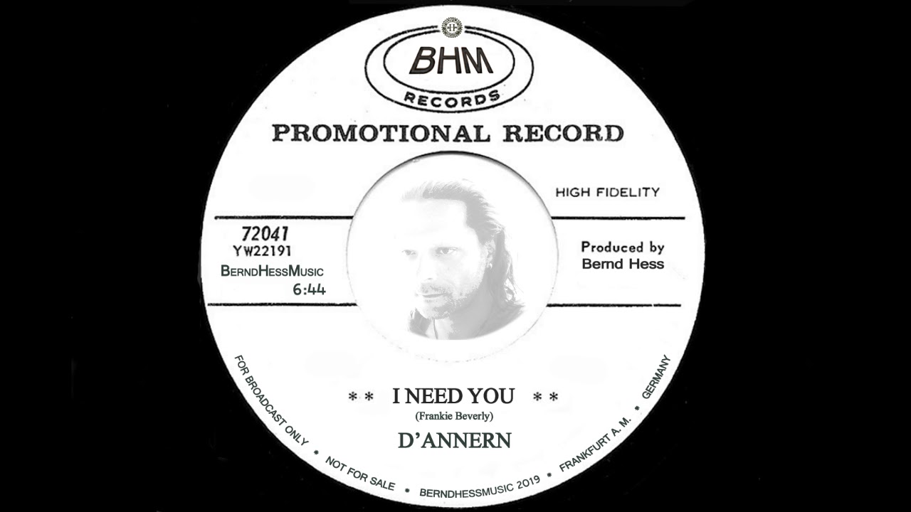 D'Annern - I Need You - YouTube Music