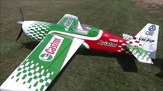 T Brum and Pilot 40% Extra/DA200 maiden flight