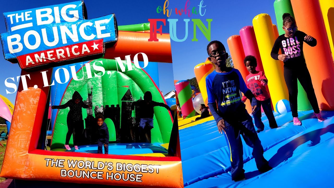 BIG BOUNCE AMERICA | St. Louis | Biggest Bounce House | Family Fun | Nataya Mi'Shel