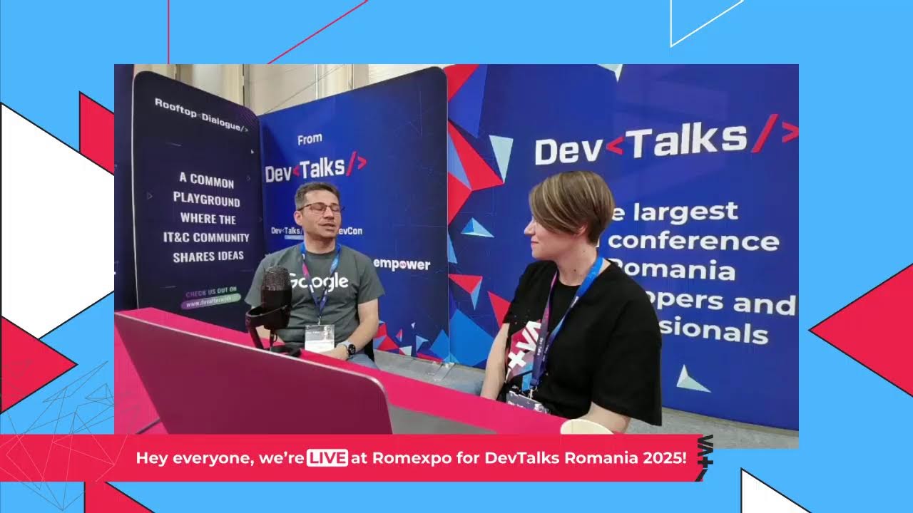 DevLive Interview with George Pătrășcan, Software Engineering Manager at Google at DevTalks Romania