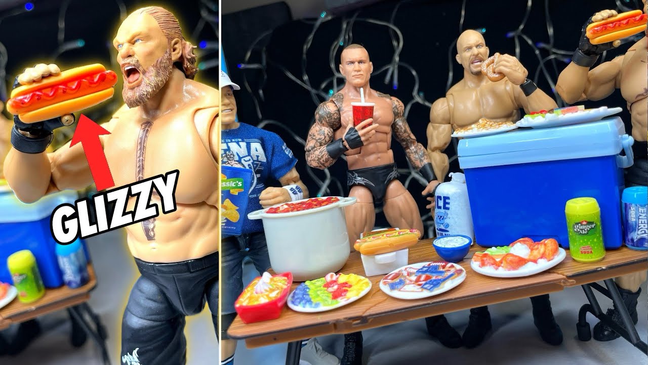 CRAZY Pack Of WWE Figure Accessories!