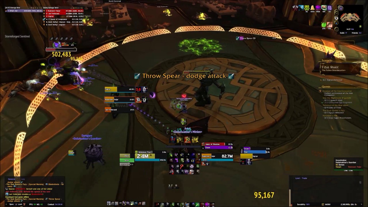 Demonology Warlock Artifact Challenge - God-Queen's Fury