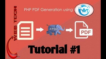 Create PDF in PHP: How to generate dynamic PDF using FPDF | PHP Tutorials 1 (100% Working)