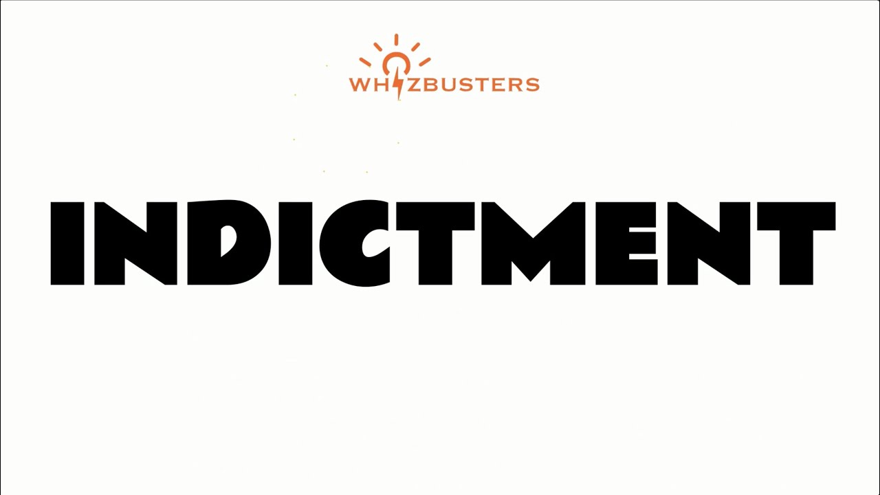 INDICTMENT Meaning & Examples (GRE, GMAT, LSAT, SAT Vocab) | WHIZBUSTERS Word of the Day