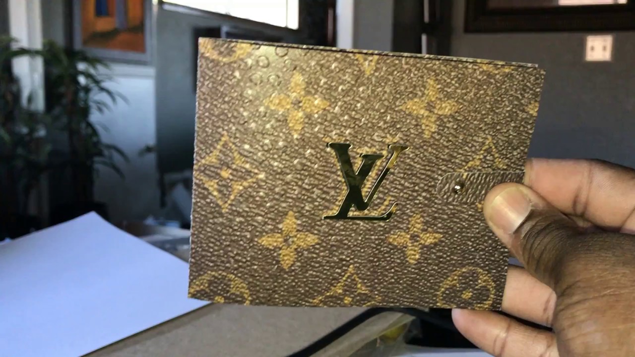 Louis Vuitton birthday Wallet Card - YouTube