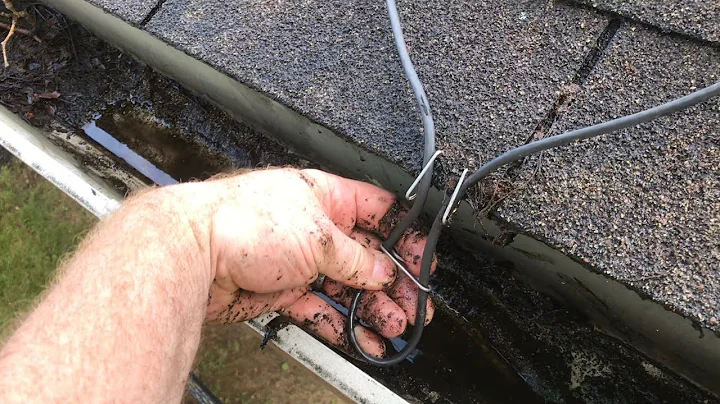 how to INSTALL “gutter heating systems” (roof deicing cable)