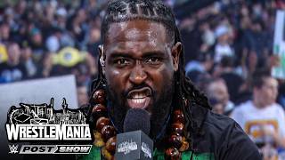 Must See Oba Femi Calls Out Roman Reigns In Shocking Moment Wrestlemania 42 Sunday Post-Show