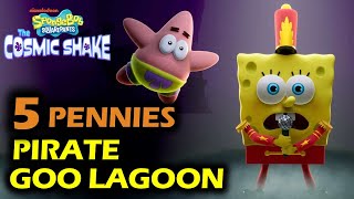 All Lost Pennies Locations In Pirate Goo Lagoon Spongebob Squarepants The Cosmic Shake