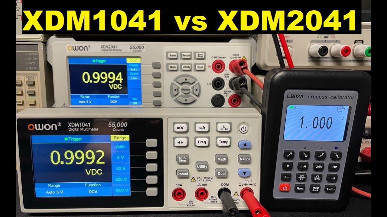 231 Owon XDM1041 vs Owon XDM2041 - YouTube