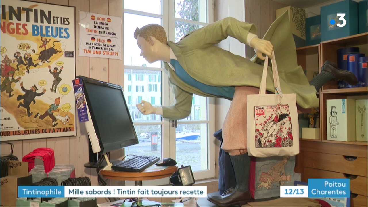Saint-Martin-de-Ré : 90 ans après sa création, Tintin fait toujours recette