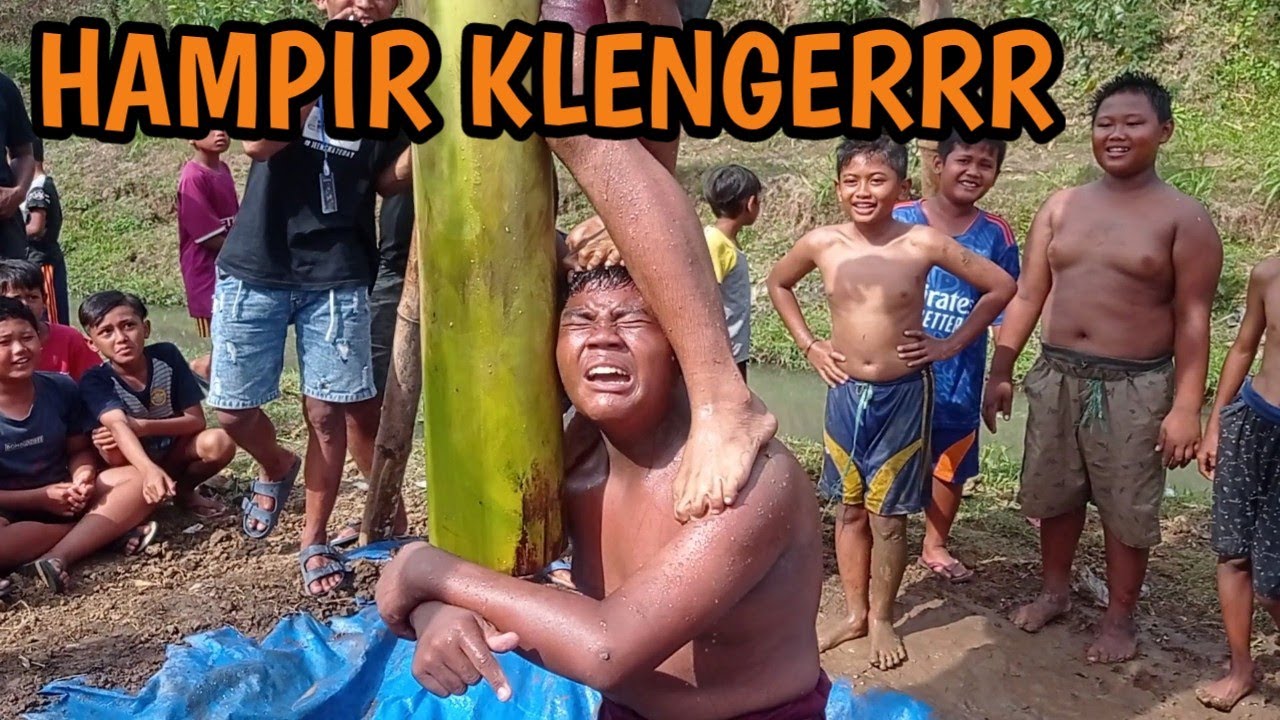 panjat pinang bocil prik desa gempolan tulungagung