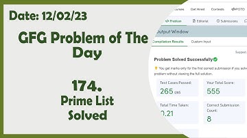 Prime List || C++ || GFG Daily Problem