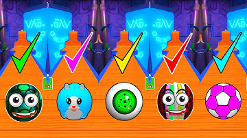 Going Balls 🔥: Super Speed Run Competition| High Level Walkthrough 🏅| Android Games / iOS Games