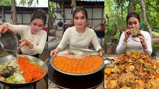 Amazing cooking deep fried fish and egg recipe